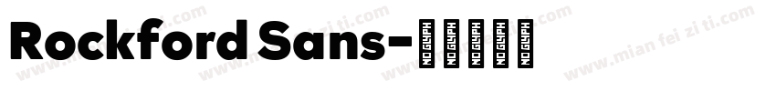 Rockford Sans字体转换